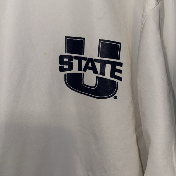 Champion Utah State Aggies White Wind Breaker - Size S USU - Picture 3 of 8